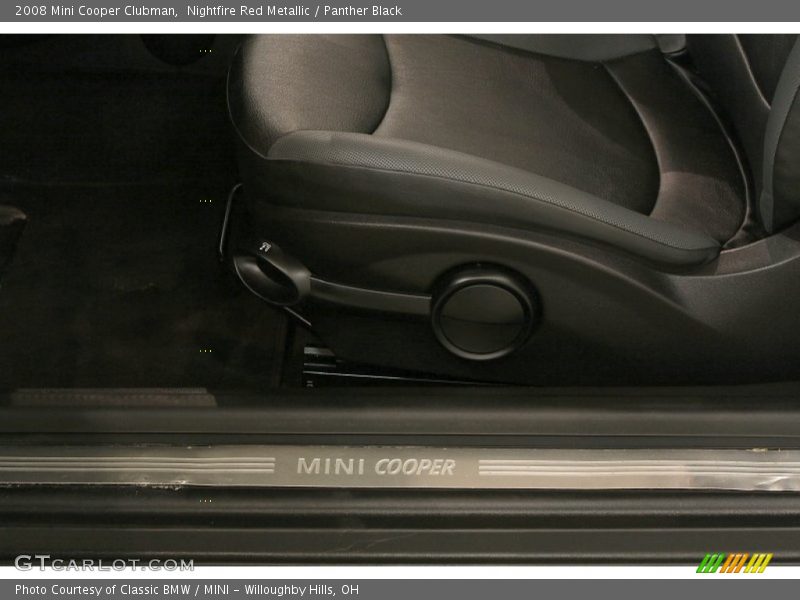 Nightfire Red Metallic / Panther Black 2008 Mini Cooper Clubman