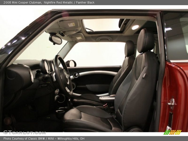 Nightfire Red Metallic / Panther Black 2008 Mini Cooper Clubman
