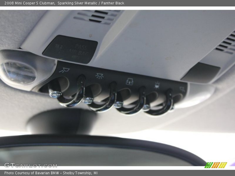 Sparkling Silver Metallic / Panther Black 2008 Mini Cooper S Clubman