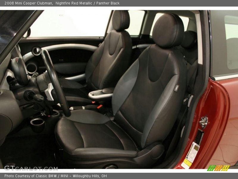 Nightfire Red Metallic / Panther Black 2008 Mini Cooper Clubman