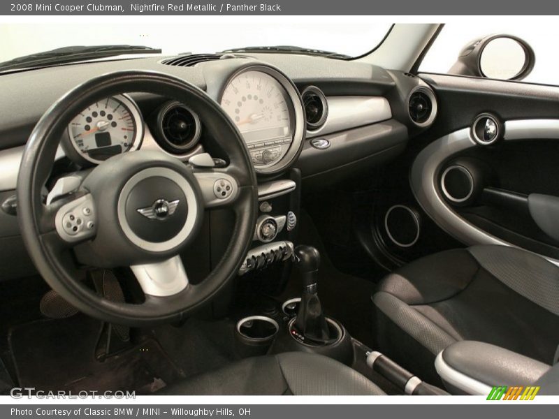 Nightfire Red Metallic / Panther Black 2008 Mini Cooper Clubman