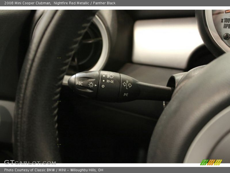 Nightfire Red Metallic / Panther Black 2008 Mini Cooper Clubman