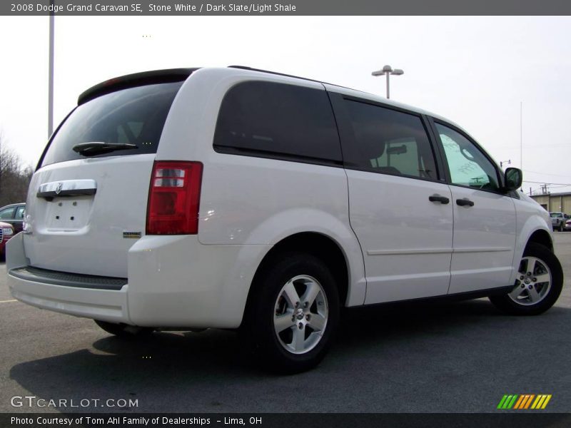 Stone White / Dark Slate/Light Shale 2008 Dodge Grand Caravan SE
