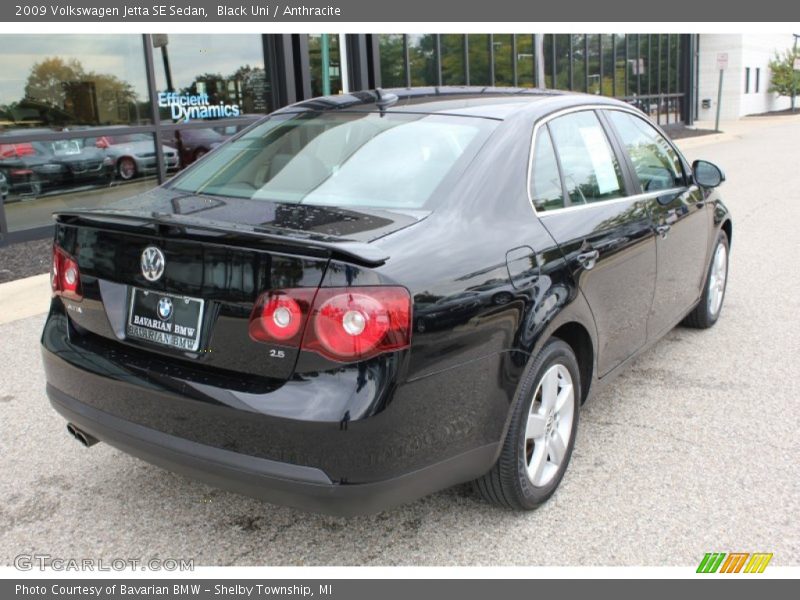 Black Uni / Anthracite 2009 Volkswagen Jetta SE Sedan