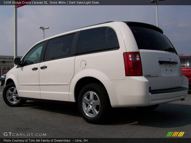 Stone White / Dark Slate/Light Shale 2008 Dodge Grand Caravan SE