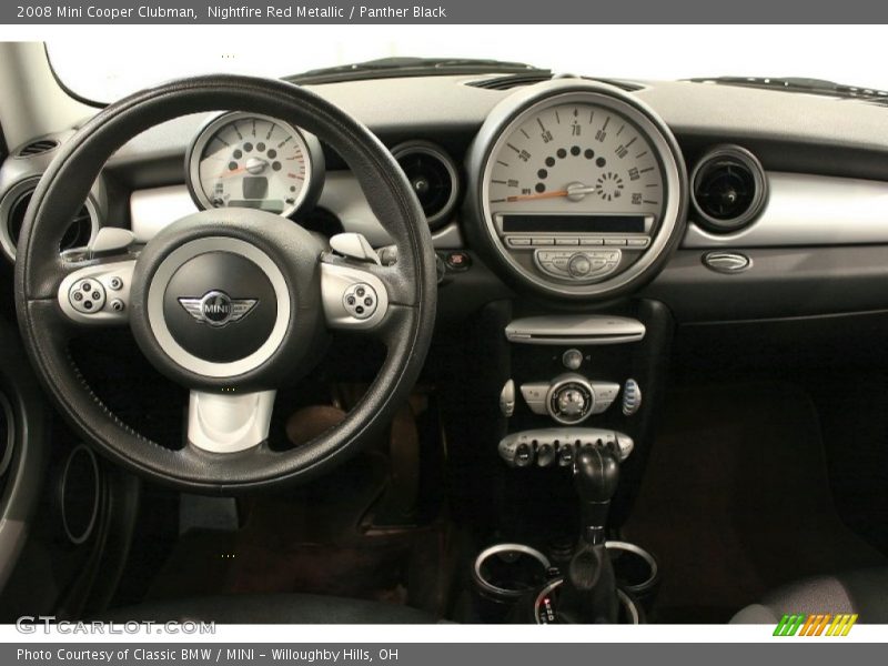 Nightfire Red Metallic / Panther Black 2008 Mini Cooper Clubman