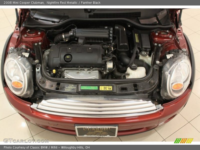 Nightfire Red Metallic / Panther Black 2008 Mini Cooper Clubman