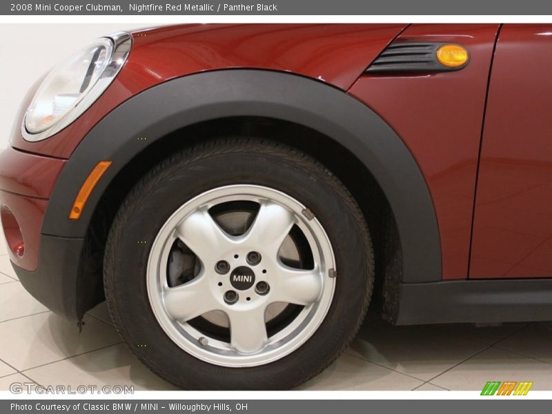 Nightfire Red Metallic / Panther Black 2008 Mini Cooper Clubman
