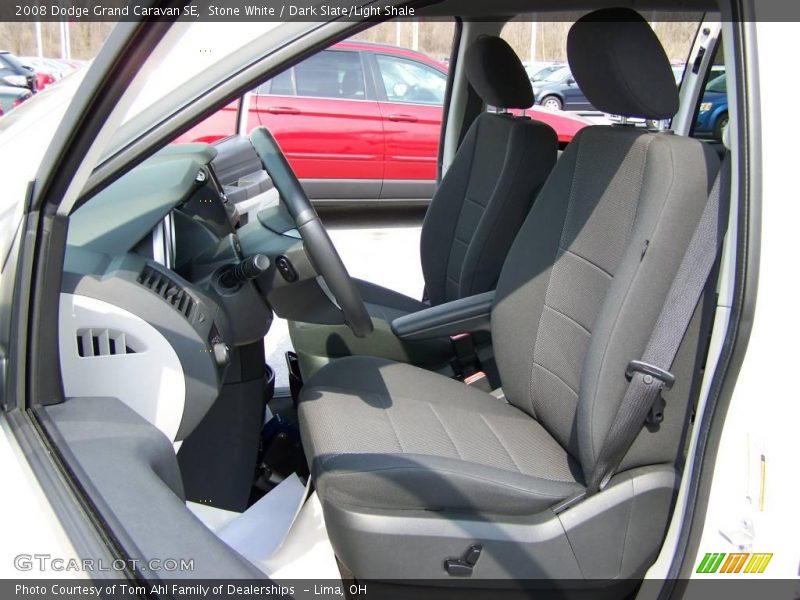 Stone White / Dark Slate/Light Shale 2008 Dodge Grand Caravan SE