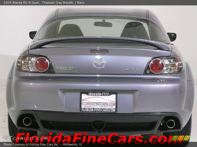 Titanium Gray Metallic / Black 2004 Mazda RX-8 Sport