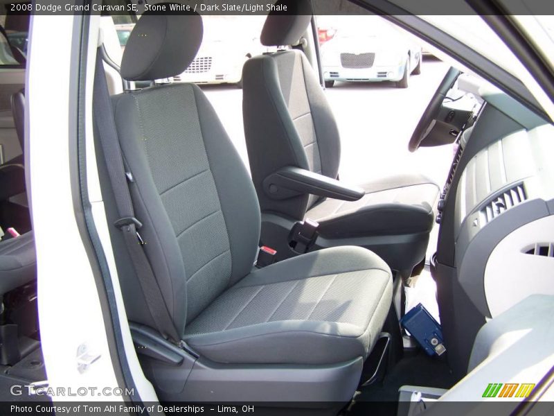 Stone White / Dark Slate/Light Shale 2008 Dodge Grand Caravan SE