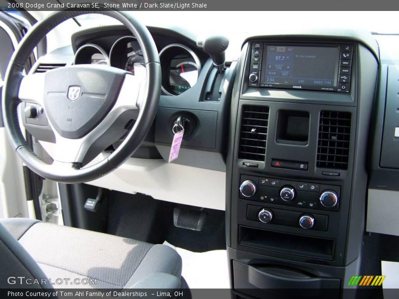 Stone White / Dark Slate/Light Shale 2008 Dodge Grand Caravan SE