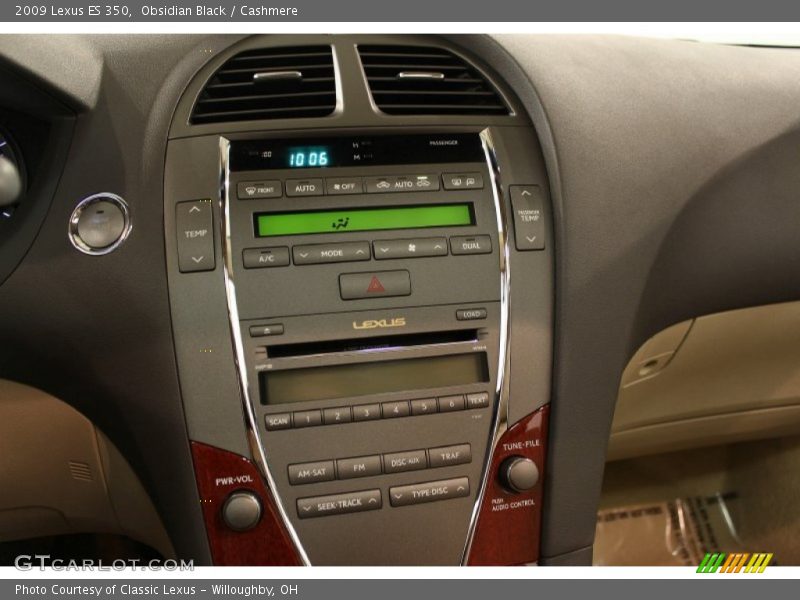 Obsidian Black / Cashmere 2009 Lexus ES 350