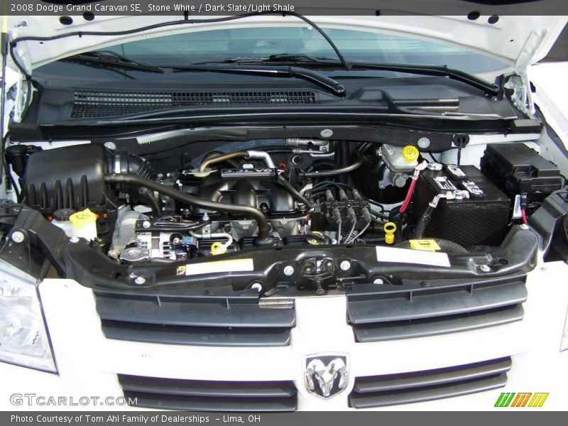 Stone White / Dark Slate/Light Shale 2008 Dodge Grand Caravan SE