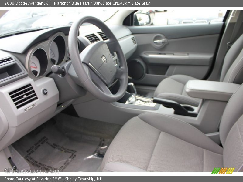Marathon Blue Pearl / Dark Slate Gray/Light Slate Gray 2008 Dodge Avenger SXT