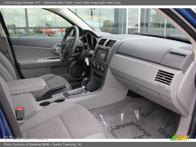 Marathon Blue Pearl / Dark Slate Gray/Light Slate Gray 2008 Dodge Avenger SXT