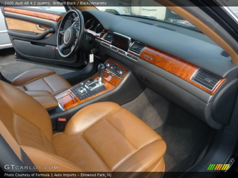  2005 A8 4.2 quattro Black/Amaretto Interior