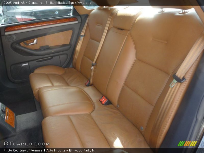  2005 A8 4.2 quattro Black/Amaretto Interior