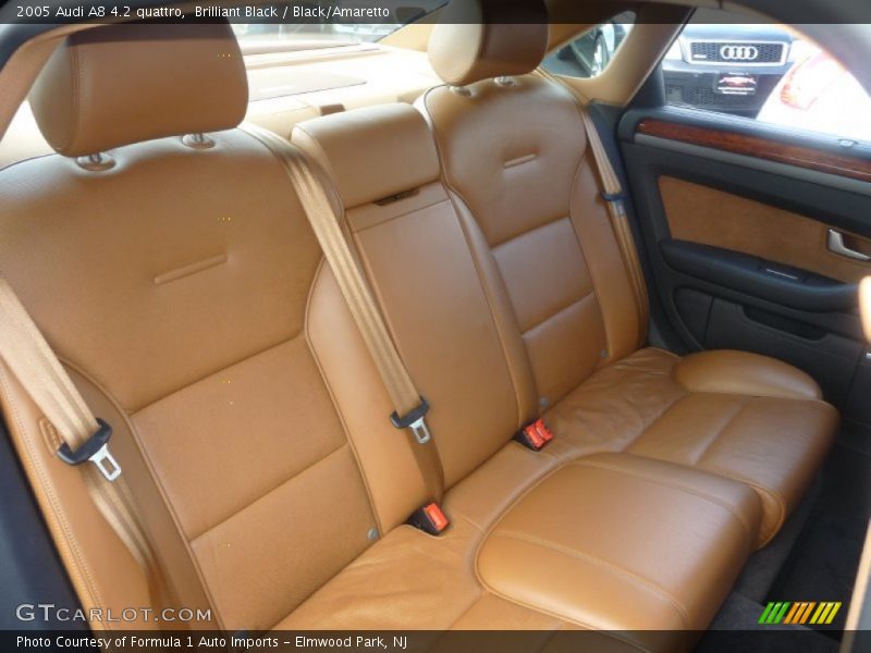  2005 A8 4.2 quattro Black/Amaretto Interior