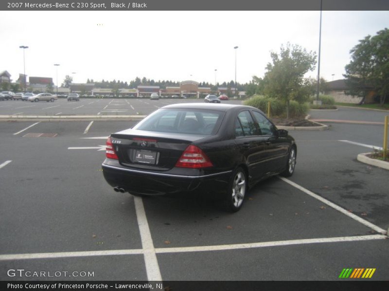 Black / Black 2007 Mercedes-Benz C 230 Sport