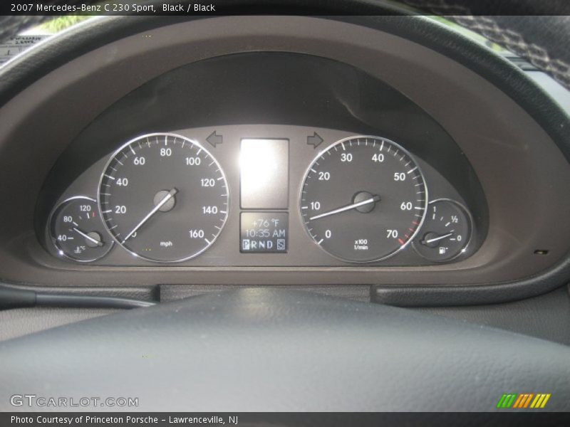 Black / Black 2007 Mercedes-Benz C 230 Sport