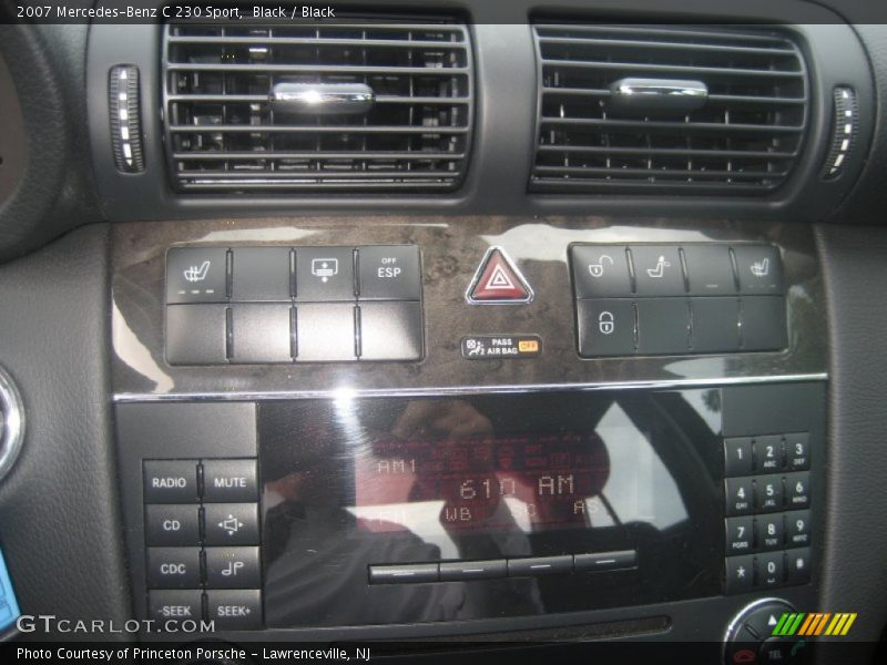 Black / Black 2007 Mercedes-Benz C 230 Sport