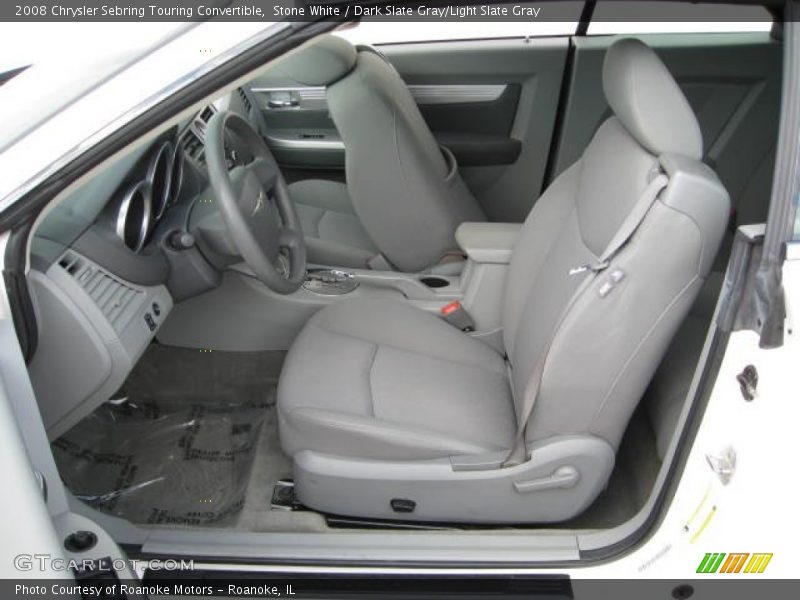 Stone White / Dark Slate Gray/Light Slate Gray 2008 Chrysler Sebring Touring Convertible
