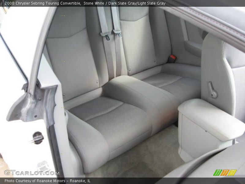 Stone White / Dark Slate Gray/Light Slate Gray 2008 Chrysler Sebring Touring Convertible