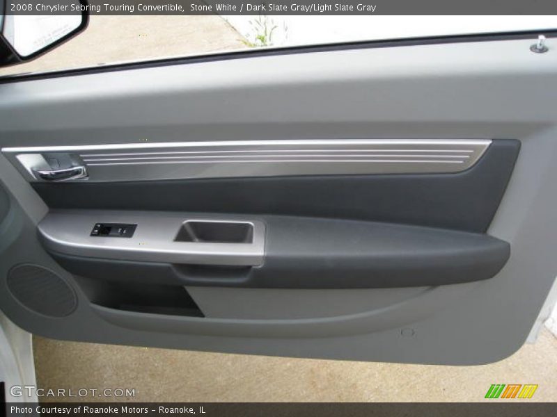 Stone White / Dark Slate Gray/Light Slate Gray 2008 Chrysler Sebring Touring Convertible