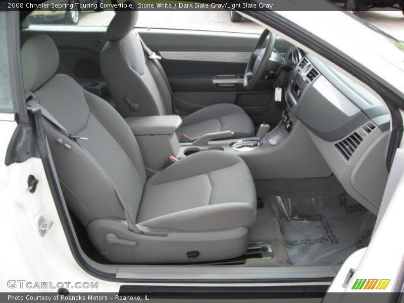  2008 Sebring Touring Convertible Dark Slate Gray/Light Slate Gray Interior