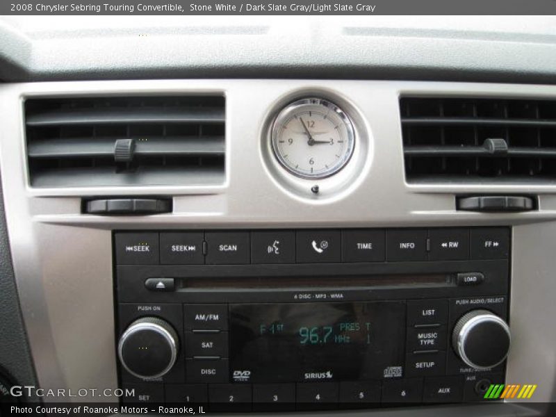 Audio System of 2008 Sebring Touring Convertible