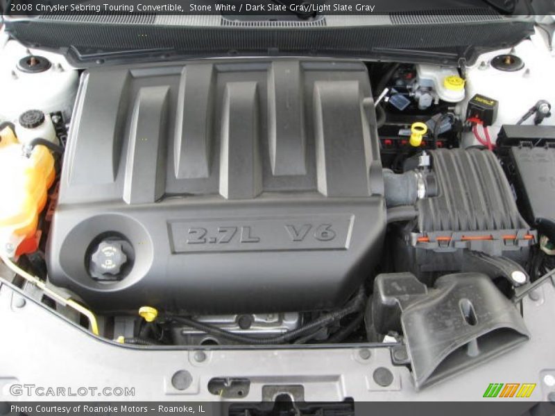  2008 Sebring Touring Convertible Engine - 2.7 Liter Flex-Fuel DOHC 24-Valve V6