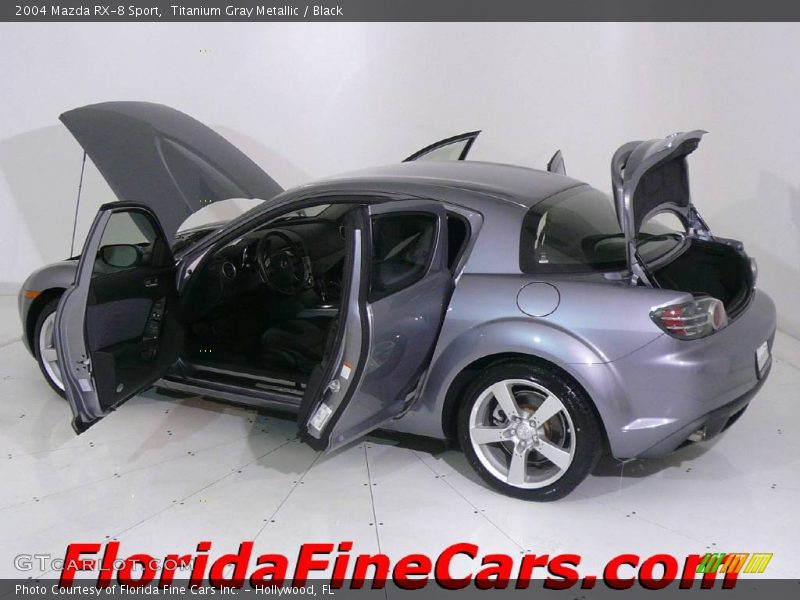 Titanium Gray Metallic / Black 2004 Mazda RX-8 Sport
