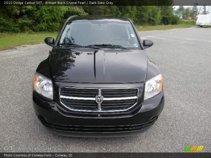 Brilliant Black Crystal Pearl / Dark Slate Gray 2010 Dodge Caliber SXT