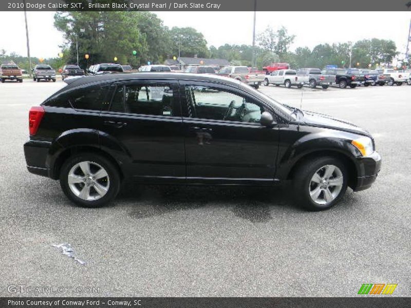 Brilliant Black Crystal Pearl / Dark Slate Gray 2010 Dodge Caliber SXT