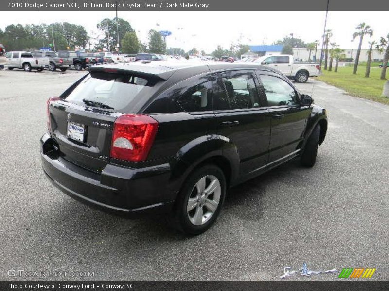 Brilliant Black Crystal Pearl / Dark Slate Gray 2010 Dodge Caliber SXT