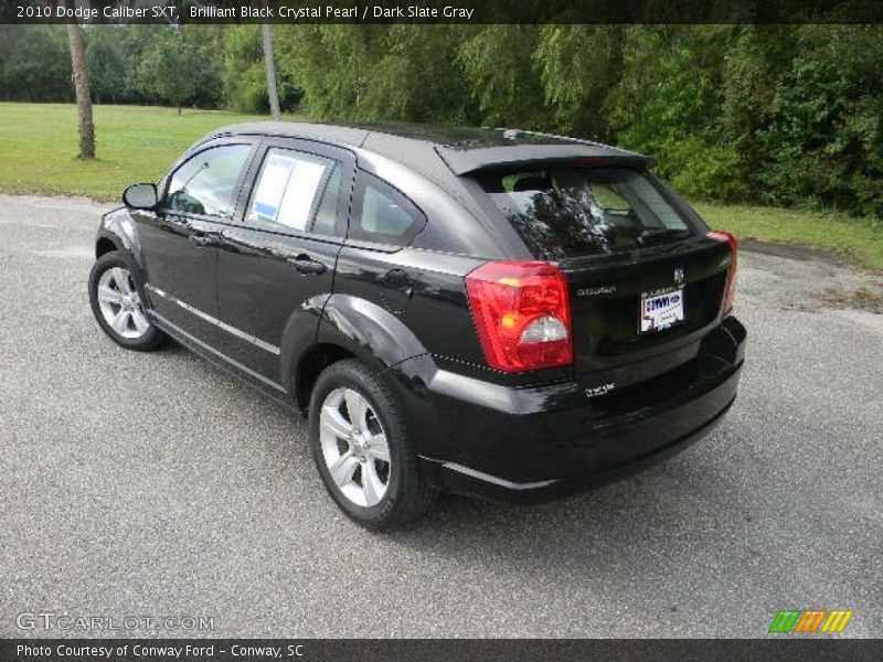 Brilliant Black Crystal Pearl / Dark Slate Gray 2010 Dodge Caliber SXT