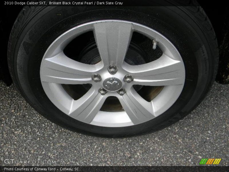 Brilliant Black Crystal Pearl / Dark Slate Gray 2010 Dodge Caliber SXT