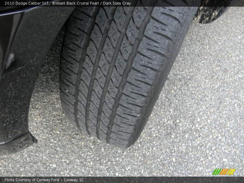 Brilliant Black Crystal Pearl / Dark Slate Gray 2010 Dodge Caliber SXT