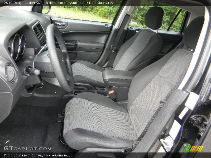 Brilliant Black Crystal Pearl / Dark Slate Gray 2010 Dodge Caliber SXT