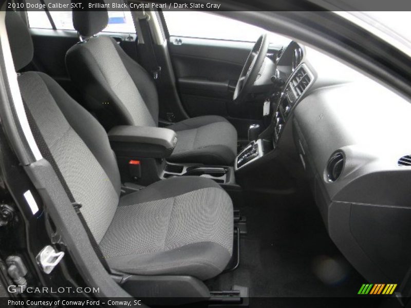 Brilliant Black Crystal Pearl / Dark Slate Gray 2010 Dodge Caliber SXT