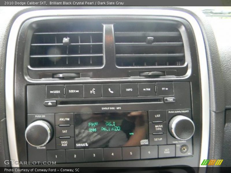 Brilliant Black Crystal Pearl / Dark Slate Gray 2010 Dodge Caliber SXT