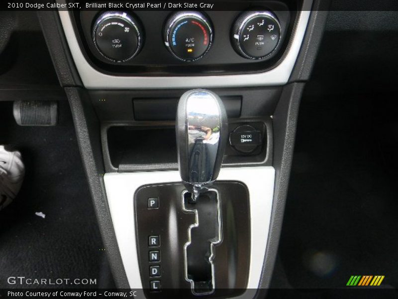 Brilliant Black Crystal Pearl / Dark Slate Gray 2010 Dodge Caliber SXT