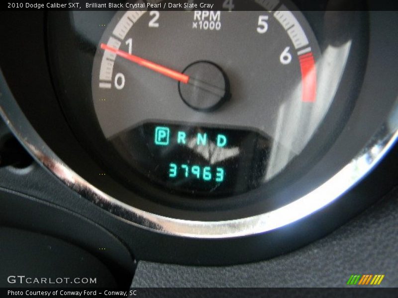 Brilliant Black Crystal Pearl / Dark Slate Gray 2010 Dodge Caliber SXT
