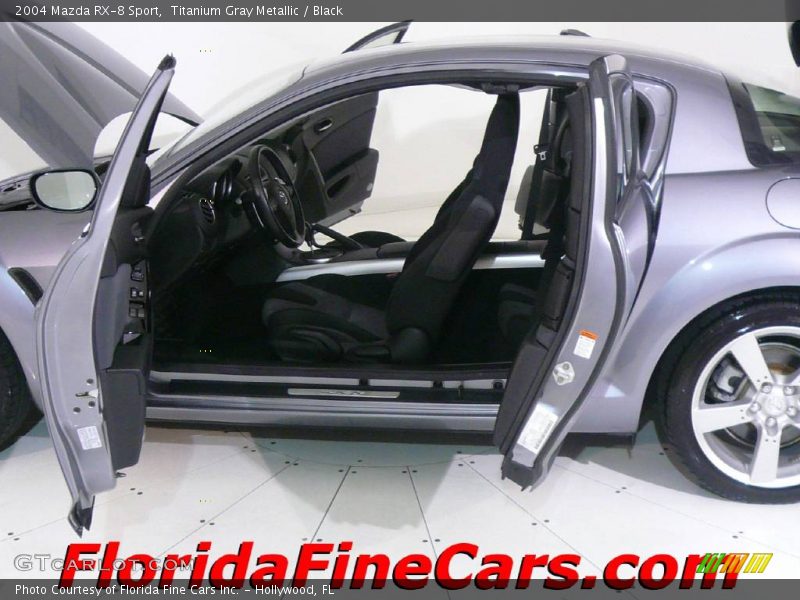 Titanium Gray Metallic / Black 2004 Mazda RX-8 Sport