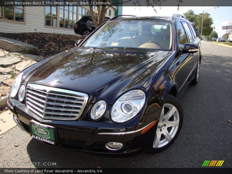 Black / Cashmere 2008 Mercedes-Benz E 350 4Matic Wagon