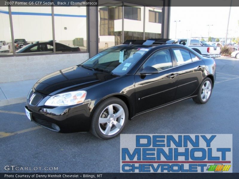 Black / Ebony/Morocco 2007 Pontiac G6 GTP Sedan