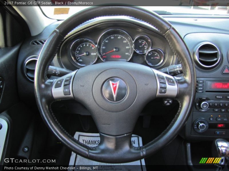 Black / Ebony/Morocco 2007 Pontiac G6 GTP Sedan