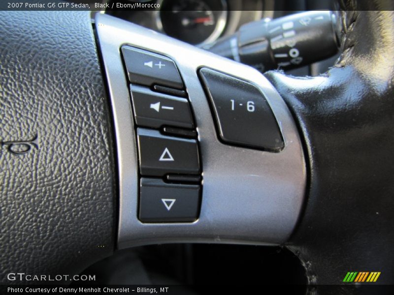Controls of 2007 G6 GTP Sedan