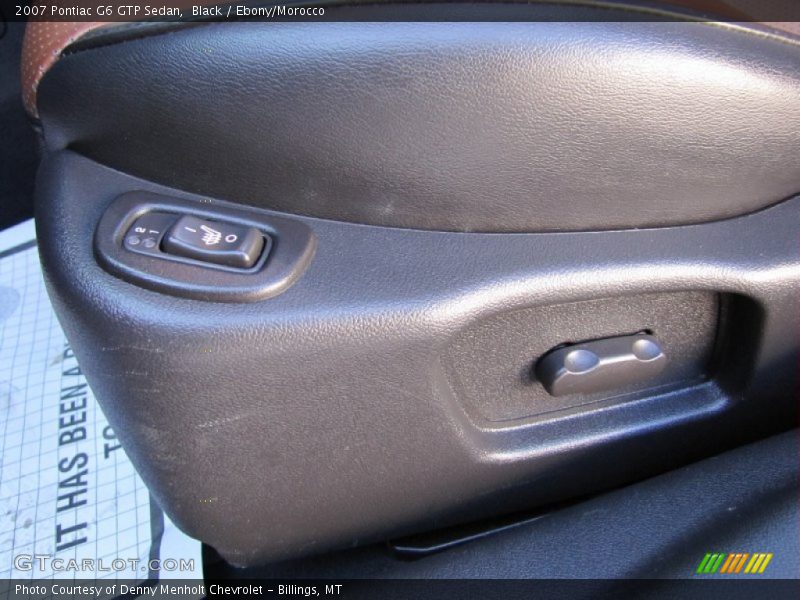 Black / Ebony/Morocco 2007 Pontiac G6 GTP Sedan